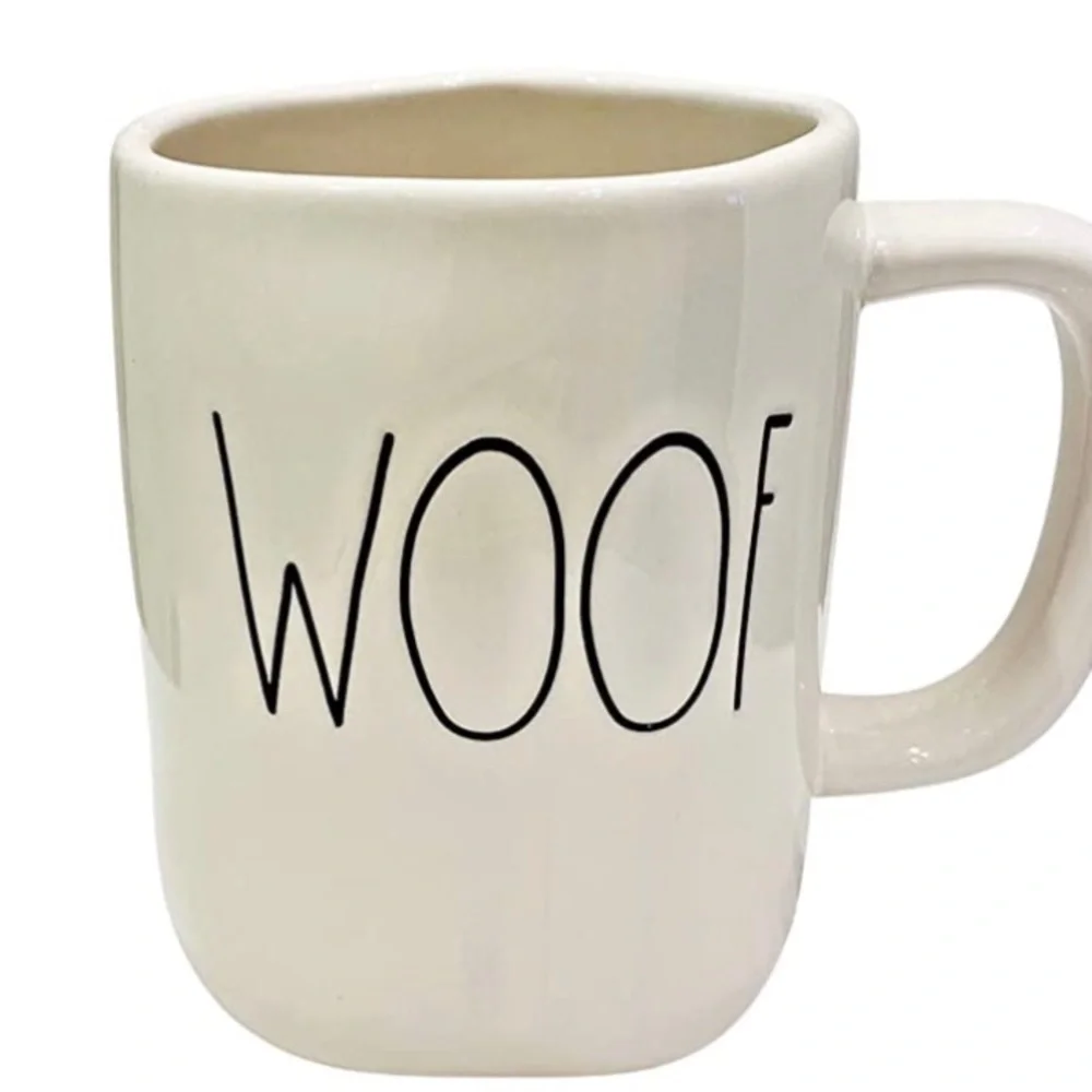 * Rae Dunn Magenta DOG LOVER Finely Glazed with High Gloss Ceramic Gift Mug (LL